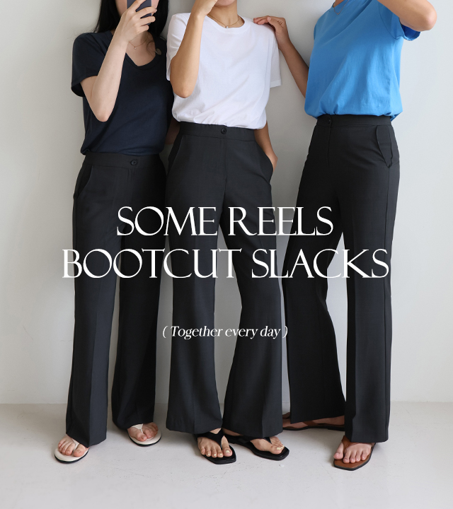 Some Reels bootcut slacks