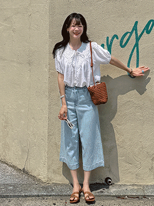 Levene Smoke Linen Blouse
