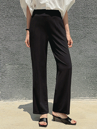 DN Belly-Slimming Elastic Waist Slacks 