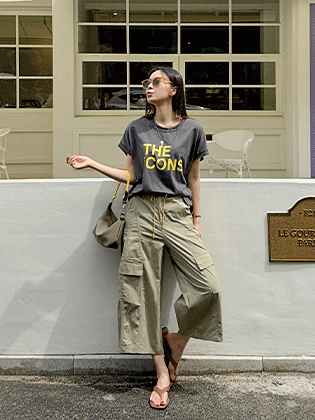Utility Cargo Barrel Fit Pants