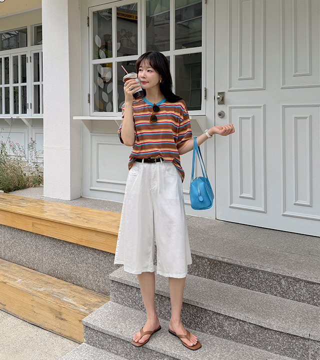 COOL Tencel Bermuda Denim Pants