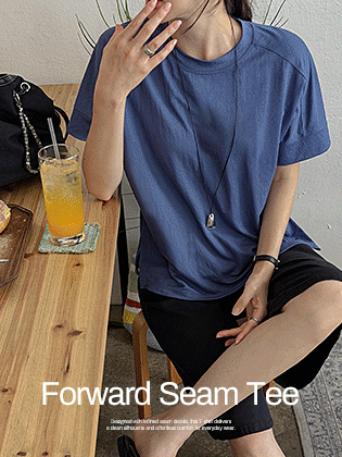 Forward Cut Short Sleeve Tee