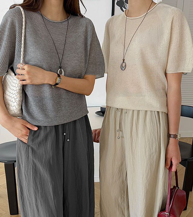 Abel Whole Garment Linen Knit