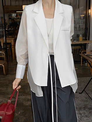 Our See-through Layered Jacket