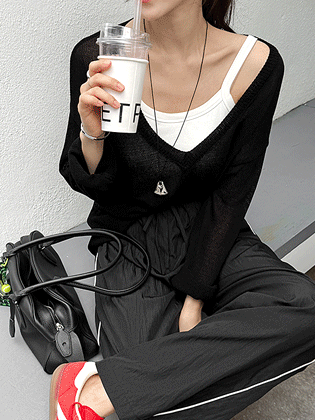 Cherni Deep V-Neck Knit
