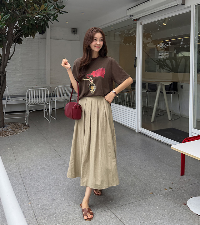 Ritz Tassel Print Short Sleeve T-shirt