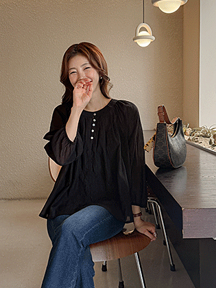 Sophia Shirred Blouse