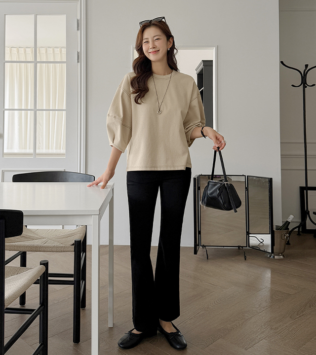 No Alterations Bootcut Cotton Pants