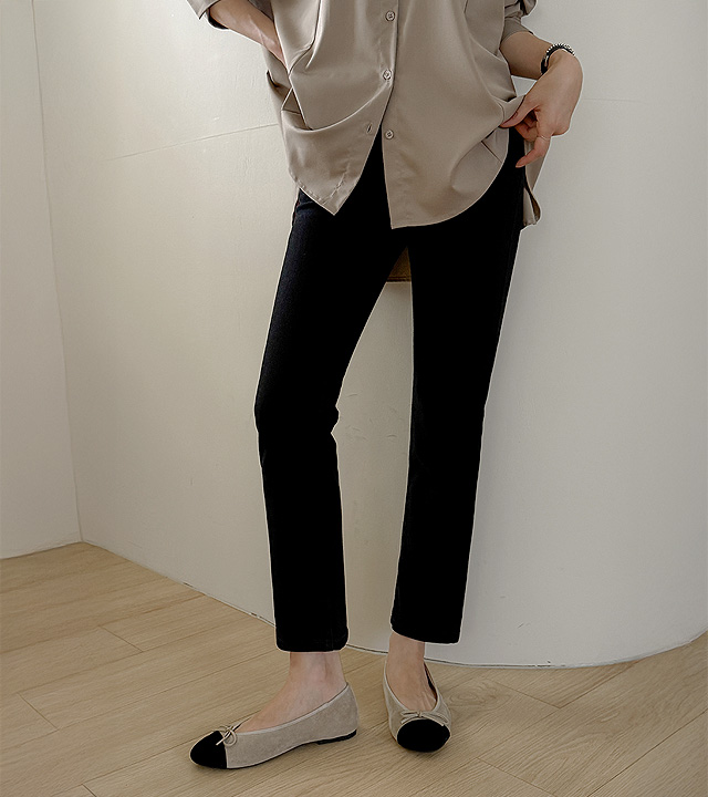 No Alterations Straight Fit Cotton Pants #LastChance