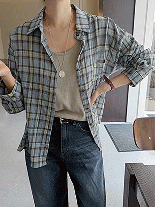 Bruni Yoru check shirt