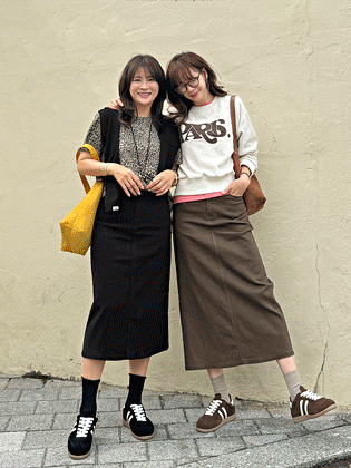 Les Semi A-line Skirt