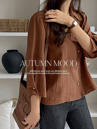 Beneš pintuck button 3/4 sleeve shirt