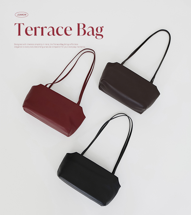 Raw-style lambskin terrace bag