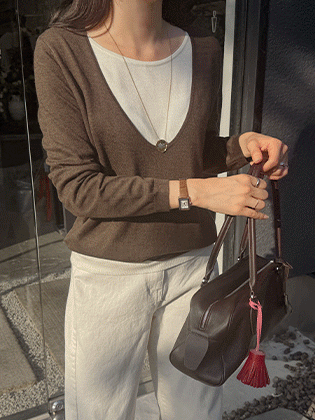 Molly Layered Wool Knit Tee