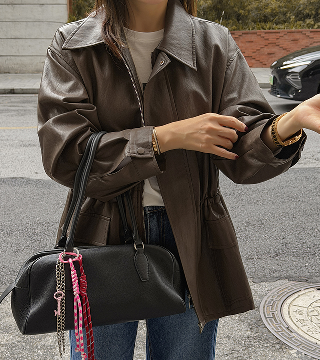 Vibe Half Leather Jacket