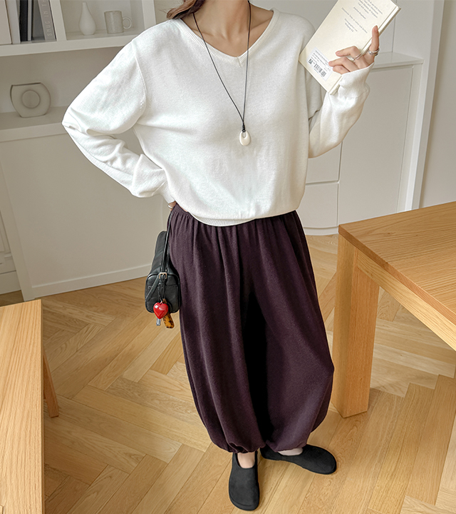 Atelier Knit Harem Pants