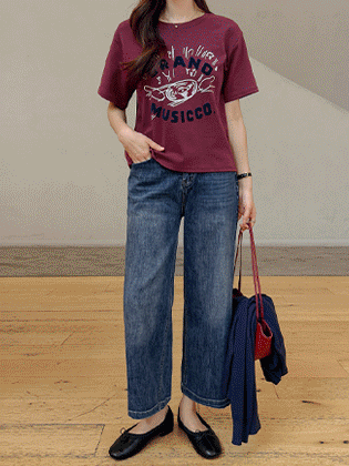 Oslo Cut-out Wide Denim Pants