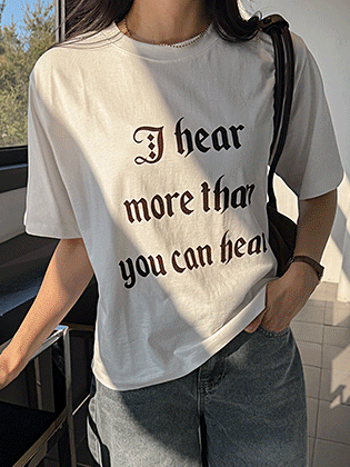 Here flocked short-sleeve tee