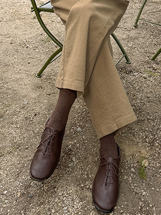Edit Lace-up Flat Shoes