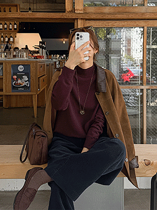 Clash Suede Half Jacket