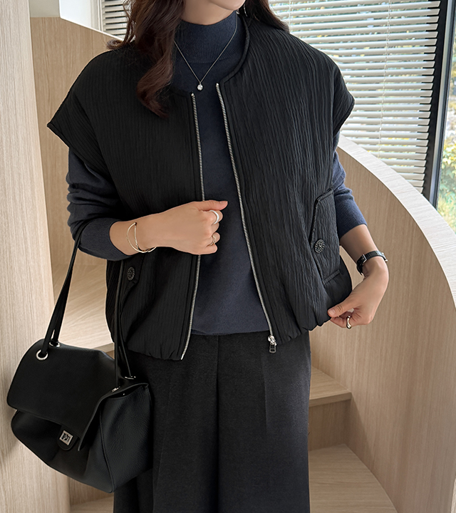 Ian Pleats Lightweight Vest