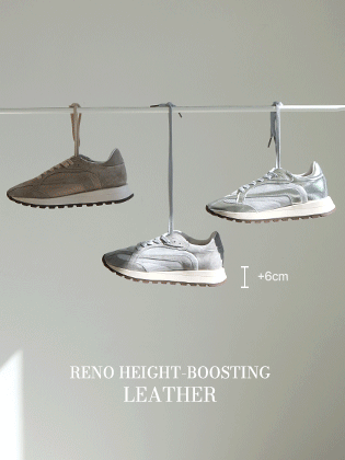 Renault platform leather sneakers