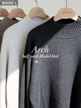 [MADE] Arch Half-Neck Modal Knit