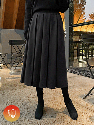 Your Wool Touch Pleated Skirt