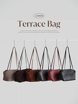 Raw-style lambskin terrace bag