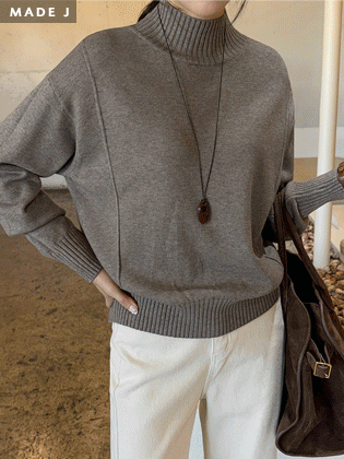 [MADE] Arch Half-Neck Modal Knit