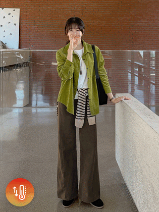 Rowen Brushed Cut-out Wide Pants