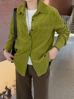 Adele Corduroy Pocket Shirt