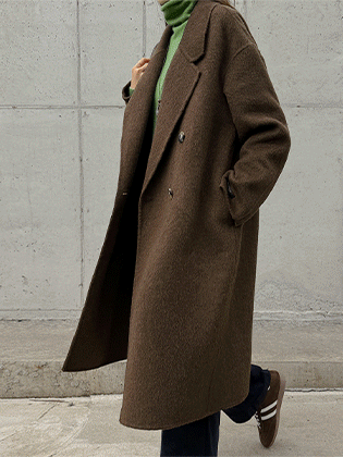 Regent Double-Button Handmade Long Coat