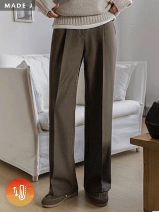 [MADE] Nonno Pintuck Wide Slacks