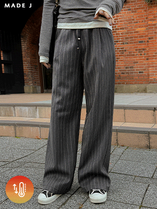 [MADE] Stylish pinstripe slacks