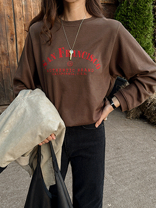 Francy Lettering Sweatshirt