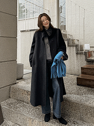 Servel Handmade Wool Long Coat