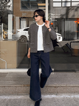 Beat banding wide denim
