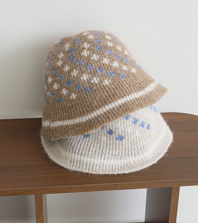 Bern Snowflake Wool Bucket Hat