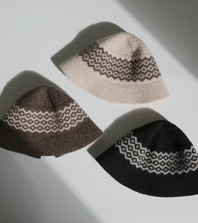 Hygge Patch Wool Bucket Hat